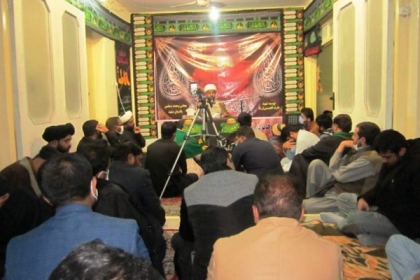 مشہد مقدس، ایم ڈبلیوایم کے زیراہتمام سالانہ ''عشرہ اربعین''، علماء اور طلباء کی بڑی تعداد شریک