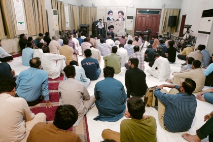 مجلس وحدت مسلمین لاہور و دعا کمیٹی کے زیر اہتمام برسی امام خمینی کا انعقاد، علامہ احمد اقبال رضوی کا خطاب