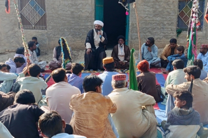 حاجی ہدایت اللہ گورشانی کی جانب سے شہر کے وسط میں 26 ہزار مربع فٹ زمین مسجد امام بارگاہ اور ایم ڈبلیوایم سیکریٹریٹ کیلئے وقف