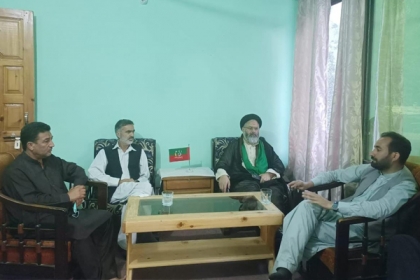 ایم ڈبلیوایم رہنماآغاعلی رضوی اور پی ٹی آئی بلتستان ڈویژن کےصدروزیر ولایت علی کےدرمیان سکردو میں اہم ملاقات