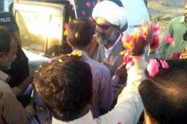 دورہ سندھ: تلہار ڈسٹرکٹ بدین میں مجلس وحدت مسلمین کے کارکنوں اور عوام کا قائد وحدت علامہ راجہ ناصر عباس جعفری کے پہنچنے پر پرتپاک استقبال