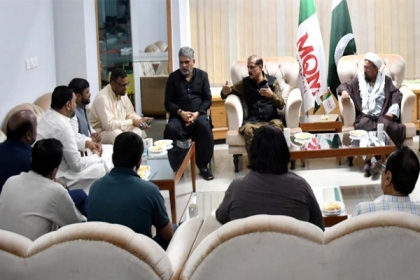 ایم ڈبلیوایم کراچی ڈویژن کے وفد کا متحدہ قومی موومنٹ پاکستان کے مرکز بہادرآباد کا دورہ، رابطہ کمیٹی سےملاقات