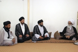 نجف اشرف، علامہ شفقت شیرازی کی آیت اللہ حافظ بشیرحسین نجفی سے ملاقات