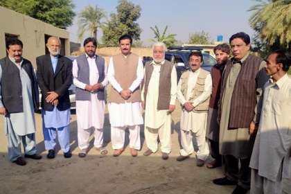 سابق سپیکر قومی اسمبلی فیصل کریم کنڈی کی پی پی پی کے وفد کے ہمراہ ایم ڈبلیوایم رہنماؤں سے ڈیرہ اسماعیل خان میں ملاقات