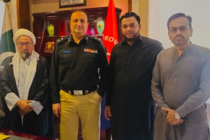 ایم ڈبلیوایم کراچی ڈویژن کے وفد کی ایڈیشنل آئی جی پولیس جاوید عالم اوڈھو سے ملاقات