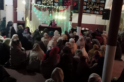 سورہ کوثر کی حقیقی تفسیر کا نام فاطمہ زہرا سلام اللہ علیھا ہے،محترمہ تلبیہ زینب