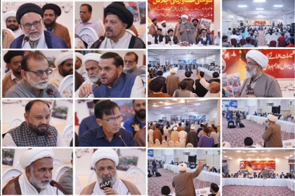 ایم ڈبلیوایم صوبہ سندھ کراچی ڈویژن وعزاداری ونگ کے زیر اہتمام مشاورتی اجلاس، بانیان مجالس وجلوس، ٹرسٹیز، علماءوذاکرین کی شرکت