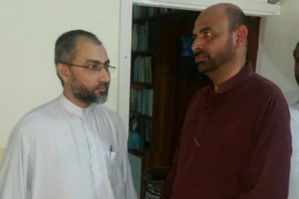 ایم ڈبلیوایم کے صوبائی رہنماعالم کربلائی کی علامہ شہنشاہ نقوی سے ملاقات ، اہلیہ کے انتقال پر تعزیت