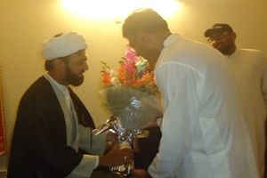 علامہ اصغر عسکری کی وفد کے ہمراہ نومنتخب رکن قومی اسمبلی اسد عمر سے ملاقات ، کامیابی پر مبارک باد