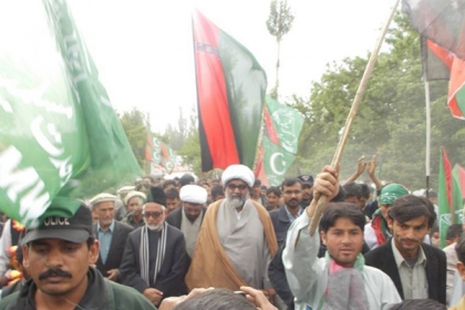 علامہ راجہ ناصرعباس جعفری اسکردو میں انتخابی امیدواروں کی رابطہ مہم میں رات دن مصروف