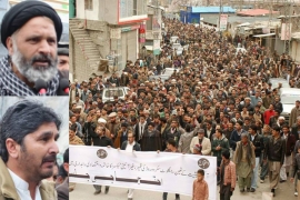 حکومتی ناانصافیوں کے خلاف آل پارٹیز بلتستان ایکشن کمیٹی کے تحت احتجاجی جلسہ،ایم ڈبلیوایم رہنمائوں کا خطاب