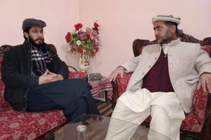 مظفرآباد، علامہ تصور جوادی سےمرکزی صدر تحریک بحالی بلدیاتی انتخابات آزاد کشمیر خواجہ عقیل احمد لون کی ملاقات