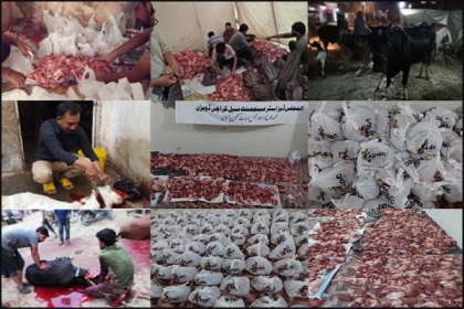 ایم ڈبلیوایم کے فلاحی شعبے کی جانب سے کراچی کے 500 سے زائد گھرانوں میں قربانی کے گوشت کی تقسیم