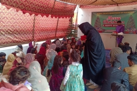 ایم ڈبلیوایم شعبہ خواتین اسلام آباد کے وفدکی ایلفا گریٹ منسٹری آف پاکستان چرچ میں کرسمس تقریبات میں شرکت