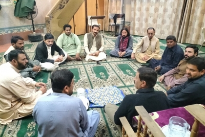 ایم ڈبلیوایم سینٹرل پنجاب کی پولیٹیکل کونسل کےاراکین کا دورہ فیصل آباد، بلدیاتی انتخابات پر اہم مشاورت
