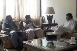 موجودہ سیاسی صورتحال ،ایم ڈبلیوایم رہنما ناصرشیرازی اوراسد نقوی کی رہنما مسلم لیگ ق چوہدری پرویز الہٰی سے ملاقات
