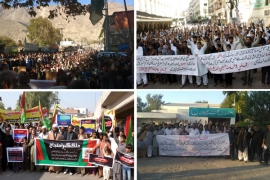 عزاداری و شیعہ علماءپر پابندیوں اور جوانوں کی بلاجوازگرفتاریوں کے خلاف ایم ڈبلیوایم کے تحت ملک گیر یوم احتجاج منایا گیا