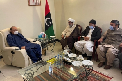 سربراہ ایم ڈبلیوایم علامہ راجہ ناصرعباس جعفری و سابق صدر پاکستان و شریک چیئرمین پی پی پی آصف علی زرداری کے درمیان اہم ملاقات
