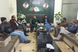 رکن جی بی کونسل اور مسلم لیگ ن کے ترجمان اشرف صداکی ایم ڈبلیوایم کے قائدین سے ملاقات