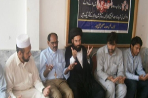 پشاور، علامہ عبدالحسین کا وفد کے ہمراہ آل سینٹس چرچ کا دورہ، بشپ اعجاز گل سے تعزیت