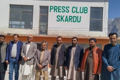 وزیر زراعت اور رہنما ایم ڈبلیوایم کاظم میثم کی سکردو پریس کلب کی نومنتخب انتظامیہ کو مبارکباد