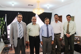 کویت میں مقیم پاکستانی کمیونٹی کے وفدکی علامہ راجہ ناصرعباس کی بھوک ہڑتالی تحریک کی حمایت میں پاکستانی  سفیرسے ملاقات