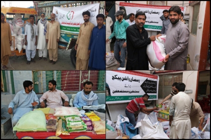 خیر العمل ویلفیئر ٹرسٹ کی جانب سے ماہ رمضان میں ملک بھرمیں 15ہزار افراد کیلئے3ہزار مستحق خاندانوں میں راشن کی تقسیم