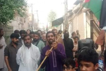 ڈیرہ اسماعیل خان، ایم ڈبلیو ایم کے زیر اہتمام فلسطینی اور پاراچنار کے مظلومین کے حق میں ریلی