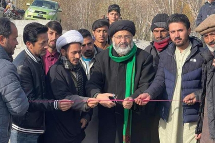 رہنما ایم ڈبلیوایم آغا علی رضوی نے سکردو حلقہ ون صوبائی وزیر راجہ زکریا مقپون کے ترقیاتی منصوبوں کا افتتاح کردیا