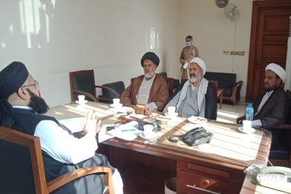 ایم ڈبلیوایم کے وفدکی چیئرمین متحدہ علماءبورڈ سے ملاقات، شیعہ علماء کی مساوی تعداد کی بحالی کا مطالبہ