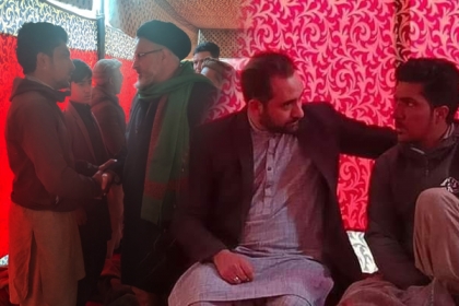 ایم ڈبلیوایم رہنما آغا علی رضوی اور وزیر زراعت کاظم کی محمد علی سدپارہ کے فرزند ساجد سدپارہ سے ملاقات و اظہار تعزیت