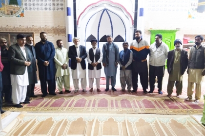 صدر ایم ڈبلیوایم پنجاب علامہ علی اکبر کاظمی کا اپنی کابینہ کے ہمراہ چنیوٹ کا تنظیمی دورہ