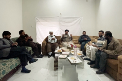 علامہ علی اکبر کاظمی کا دورہ مانگا منڈی،صوبائی رہنما رائے ناصرعلی سے ملاقات اور عیادت