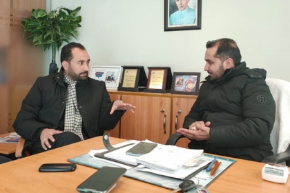 صوبائی وزیر زراعت کاظم میثم کا جے ایس بینک کا دورہ، معروف بینکر محمد کاظم سے ملاقات اہم امور پرتبادلہ خیال