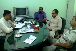احسن عباس رضوی کی سربراہی میں ایم ڈبلیوایم کے وفد کی چیف انجینئر واٹربورڈامداد مگسی سے ملاقات