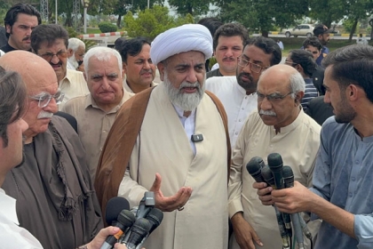 ہم نے فیصلہ کر لیا ہے یہ ہمیں گولیاں ماریں ہمارے سر کاٹ دیں ہم پیچھے نہیں ہٹیں گے،سینیٹرعلامہ راجہ ناصرعباس