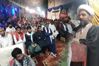  انقلاب اسلامی نے نور اور ہدایت کا پیغام بن کر عالم کفر و استکباری نظام پر لرزہ طاری کر دیا ہے،علامہ مقصودڈومکی