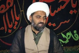 سیدہ کائنات حضرت فاطمہ الزھراء کی پاکیزہ سیرت عالم انسانیت کے لئے نمونہ عمل ہے، علامہ مقصود ڈومکی