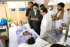 علامہ اقتدار نقوی کی وفدکے ہمراہ نشتر اسپتال ملتان میں بس حادثے میں زخمی ماتمی عزاداروں کی عیادت