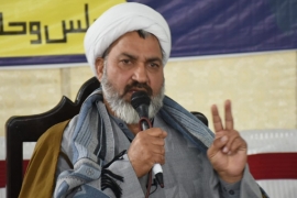 اگر شہید ملک علمدار حسین کے قاتل گرفتارنہ ہوئے توپوری قوم کو احتجاج کی کال دیں گے، علامہ عبدالخالق اسدی