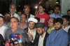 ملک بھر میں قیام امن اور دہشتگردی خاتمہ کی دعاکیلئے پاکستان تحریک انصاف اور مجلس وحدت مسلمین کے رہنماؤں کی مزا قائد پر حاضری