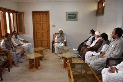 ایم ڈبلیوایم کے وفد کی مفسر قرآن علامہ شیخ محسن علی نجفی سے ملاقات، عشق پیغمبر اعظمؐ مرکز وحدت مسلمین کانفرنس میں شرکت کی دعوت