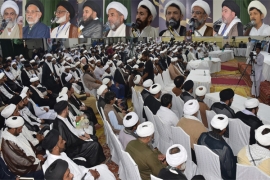 یہ دو نظریوں کی جنگ ہے یہ حق و باطل کا ٹکراؤ ہے،سینیٹرعلامہ راجہ ناصرعباس