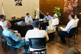 مجلس وحدت مسلمین کراچی ڈویژن کے وفدکی ایڈمنسٹریٹر کراچی لئیق احمد سے خصوصی ملاقات