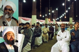 مرکز تحقیقات وتبلیغات اسلامی کے تحت جامشورومیں خمسہ فہم اسلام کا انعقادعلامہ راجہ ناصرعباس اورعلامہ امین شہیدی کا خطاب