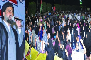 شیعہ ٹارگٹ نہ رکی اور قاتل گرفتار نہ ہوئے تو یکم جون کووزیراعلیٰ ہاوس کراچی، خیر پوراور نوڈیرو ہاوس کاگھیراؤ کیا جائے گا، علامہ احمد اقبال
