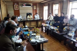 سپیکر گلگت بلتستان اسمبلی سید امجد زیدی اور ایم ڈبلیوایم کے اراکین اسمبلی کا ریجنل ہیڈ کوارٹر ہسپتال کا دورہ