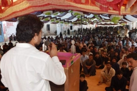 ڈی جی خان،شہدائے وڈانی امام بارگاہ کی 13ویں برسی، ناصر عباس شیرازی کی شرکت وخطاب