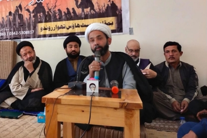 امام حسین علیہ السلام نے کربلا میں میرٹ کی بالادستی قائم کرنے کیلئےجان کا نذرانہ پیش کیا،ڈاکٹر مشتاق حکیمی