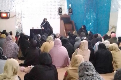 امام ِ وقت عج کو بھی ویسے ہی ناصرین کی ضرورت جیسے امام حسین علیہ السلام کے تھے،  محترمہ فائزہ
